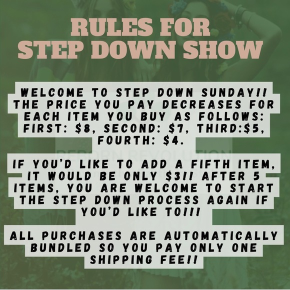 Other - Rules for Step Down Show